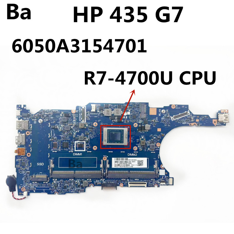 Amd Cpu Ryzen 7 - Pour HP ProPleX360 435 G7 Ordinateur