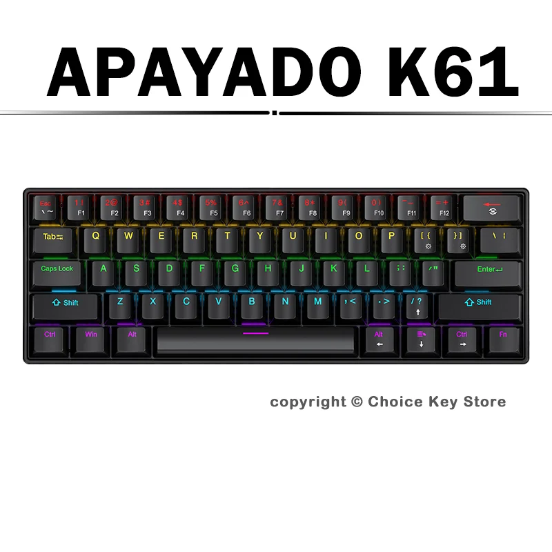 Clavier de jeu mécanique APAYA - Keyboard Gaming Blue Switch avis et prix